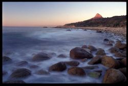 Serene Sunset on Lionshead Capetown South Africa. Rocky b... by Andrew Woodburn 