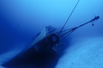 The Russian Frigate 356 - sunk as an artificial reef in T... by Eric Bancroft 