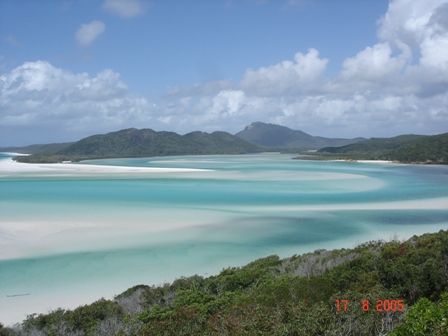 This shot was taken from Hill Inlet overlooking Whitehave... by Jayne Breckon 