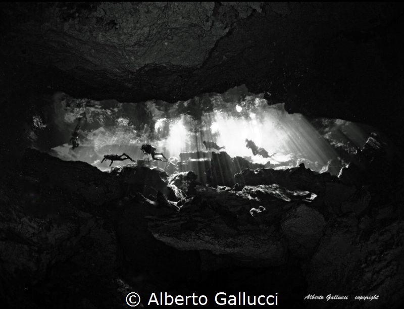 Reflections in the cave by Alberto Gallucci 