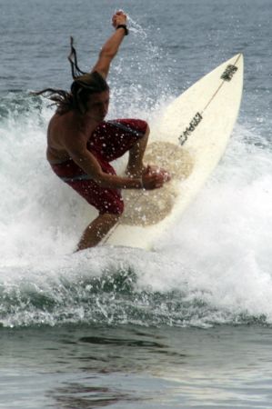 Surfer inTamarindo by Martin Van Gestel 