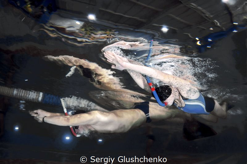 Finswimming... by Sergiy Glushchenko 