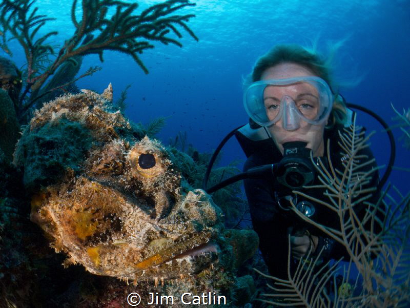 Sarah and the Scorpionfish by Jim Catlin 