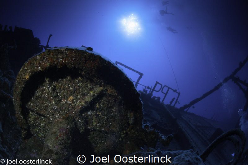 wreck near St Leu by Joel Oosterlinck 