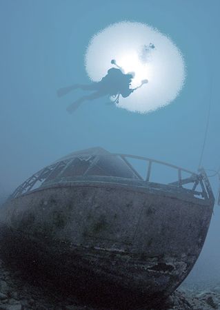 Diver in sunball.
Capernwray.
16mm.Natural light.
Some... by Mark Thomas 