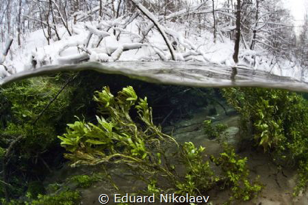 Winter Split / Russia, Green key by Eduard Nikolaev 
