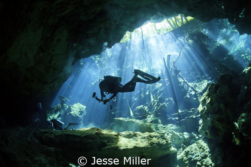 First Cenotes Dive! by Jesse Miller 