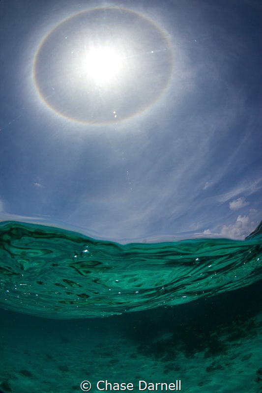 "Sunbow"
A Sun Halo wraps around the sun. by Chase Darnell 