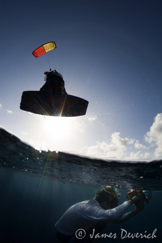Photographing mermaids / Kite surfing legend Tom Court ju... by James Deverich 