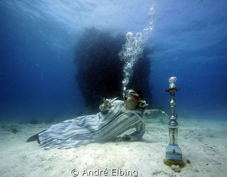 Enjoying my Shisha after 2 weeks photoshooting in Red Sea... by André Elbing 
