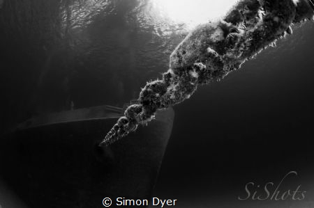 taken on the kittiewake bow starboard anchor chain by Simon Dyer 