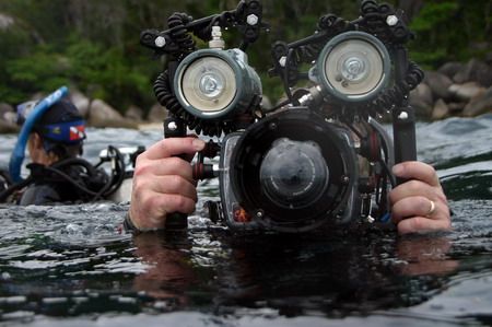Some divers always have a camera stuck to their face? by Glenn Poulain 