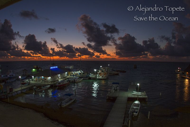 Sunrise in San pedro, Belize by Alejandro Topete 