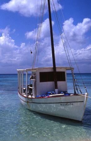 Our dive boat in Cozumel by Jerry Hamberg 