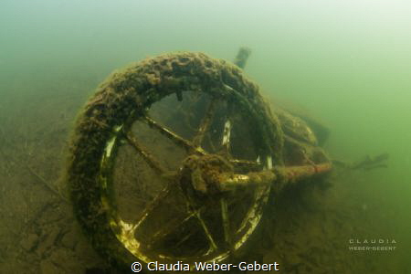 wreck - find in one of the volcanic lakes in Germany -Eif... by Claudia Weber-Gebert 