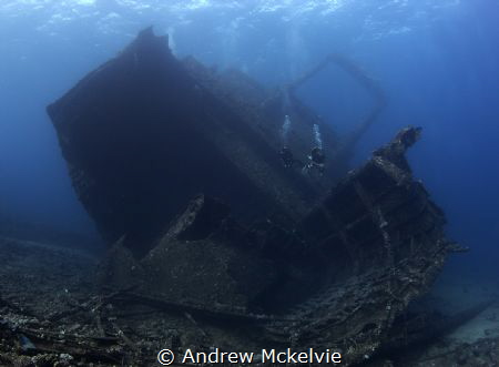 Giannis D in the Red Sea is usually photographed from the... by Andrew Mckelvie 
