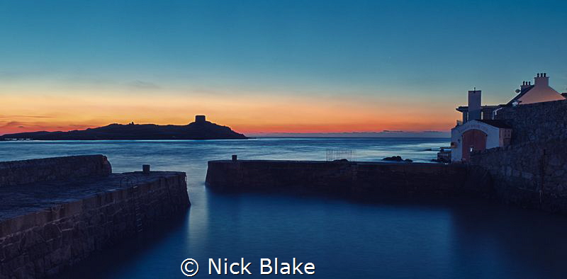 Sunrise over Colliemore Harbour,
Dublin, Ireland by Nick Blake 