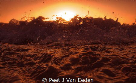 Blood on the water by Peet J Van Eeden 