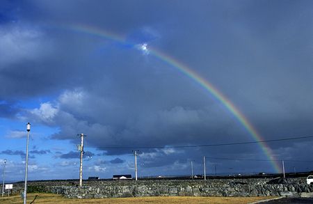 Rainbow over Inis Meain, Aran Islands.
The following day... by Mark Thomas 