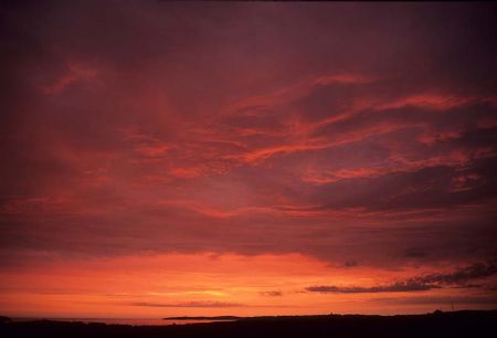 Sunset over Inis Airc, Connemara.
F90X, 16mm. by Mark Thomas 