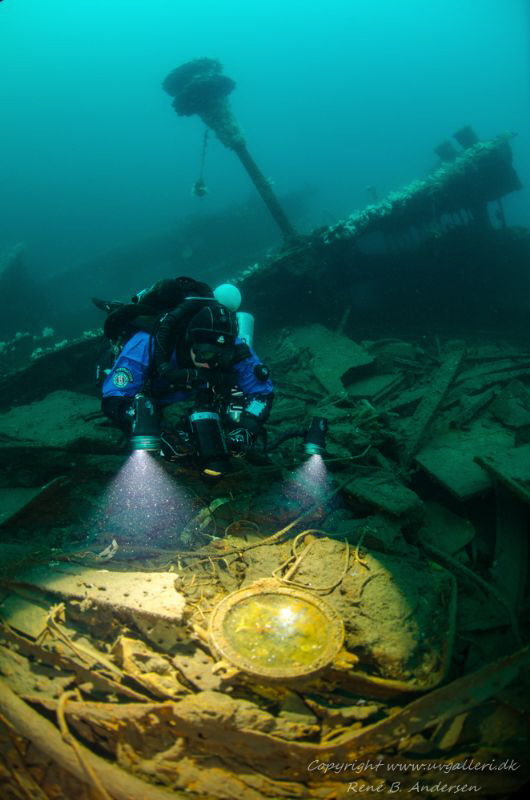 HMS Defence wreck from the battle of jutland WW1.
We wen... by Rene B. Andersen 