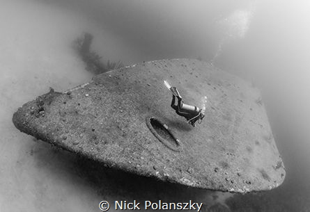 When you and your dive buddy get a whole ship to yourself... by Nick Polanszky 