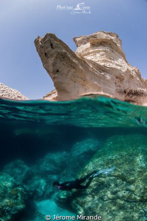 Bonifacio Corsica island by Jérome Mirande 