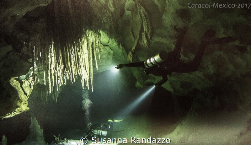image from cave diving in Mexico by Susanna Randazzo 