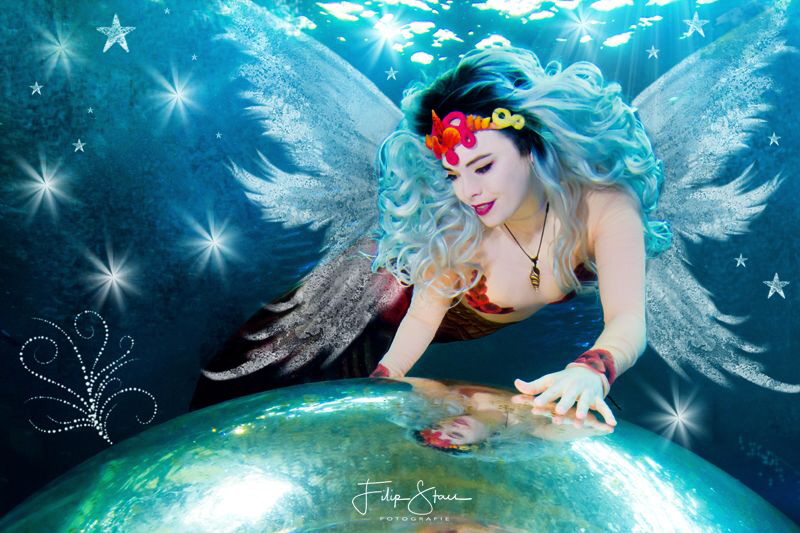 An angel is watching over us. Model: mermaid Nyxe, TODI, ... by Filip Staes 