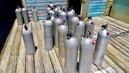 “Morning Excitement” Getting ready for a dive at Stuart C... by Steve Dolan 