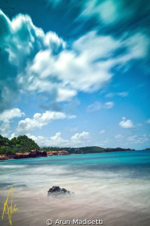 Coastal view East coast Commonwealth of Dominica by Arun Madisetti 