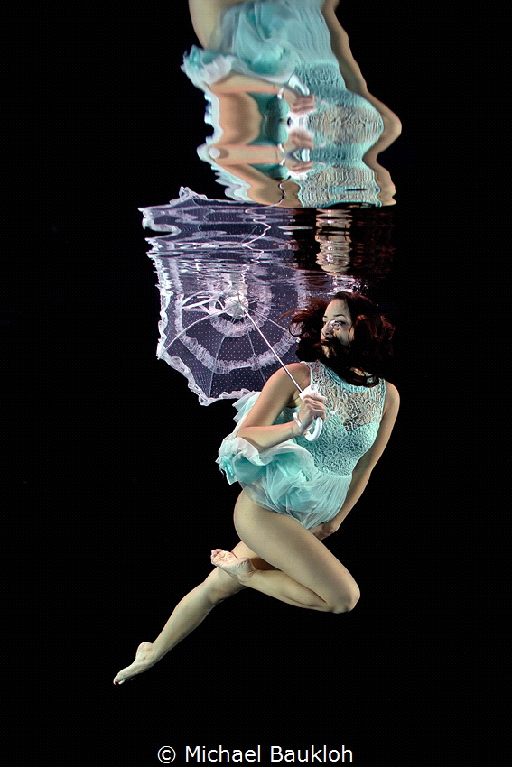 Graziella in the pool by Michael Baukloh 