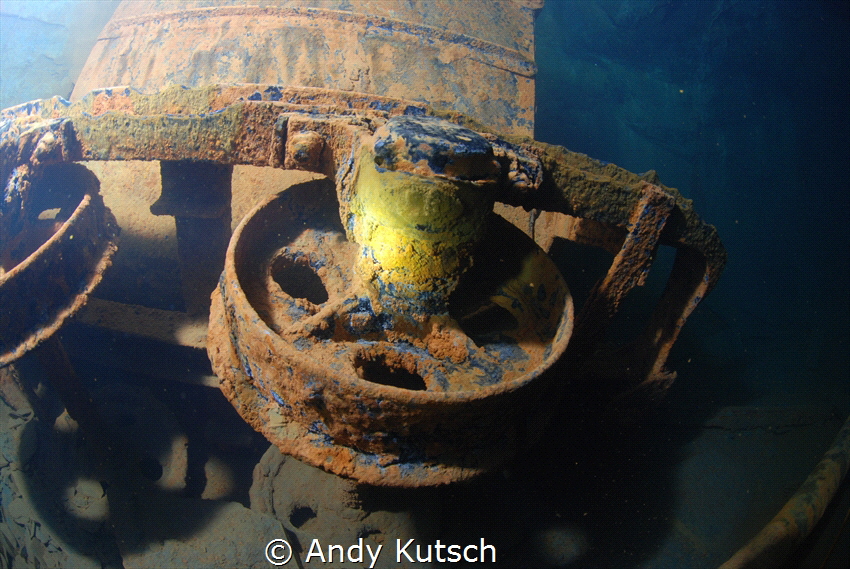Mine diving in Nuttlar Germany by Andy Kutsch 
