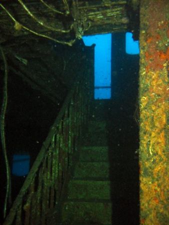 A Picture Taken Inside The Wreck Of The Um El Farrud Whic... by Christopher Cocks 