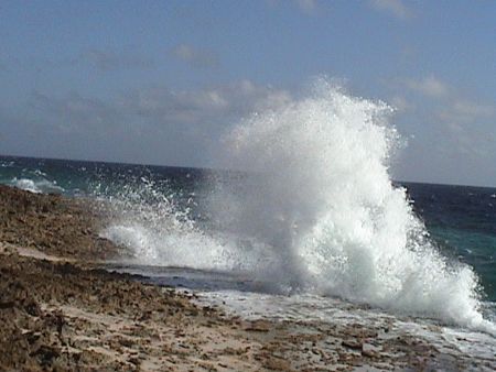 Nature Blowhole in Bonaire by Theresa Akerman-Ihle 