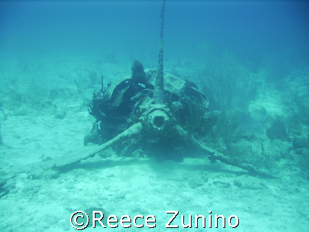 an old b52 bomber engine the rest of the plane went over ... by Reece Zunino 