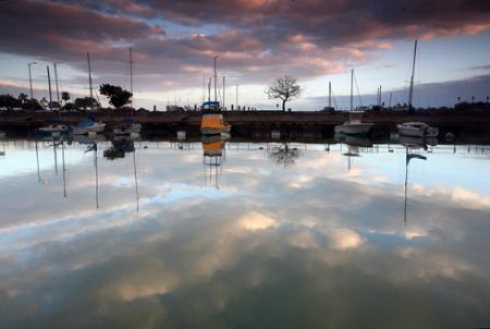 " Harbor Morn". Photo taken at Haleiwa Small Boat Harbor-... by Mathew Cook 