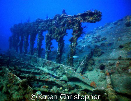 The "Wreck of the Rhone" in the BVI's.  by Karen Christopher 