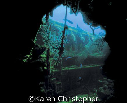 The Wreck of the Mizpah -- West Palm Beach, FL. Taken fro... by Karen Christopher 