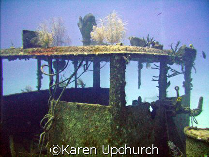 My favorite wreck in Grand Cayman. by Karen Upchurch 