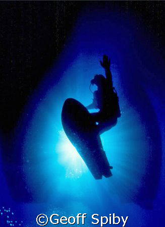 a new extreme sport-underwater snowboarding-started by Da... by Geoff Spiby 