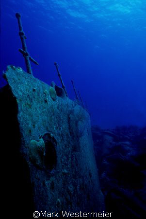 Sea Relic - Nikonos V, 15mm lens taken in Grand Cayman by Mark Westermeier 