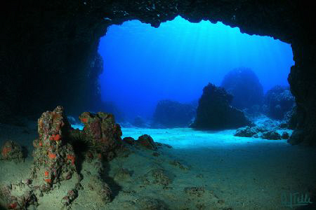 Cave located in the north of Lanzarote, Canary Islands, i... by Arthur Telle Thiemann 