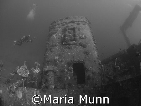 Wreck of the Giannis D in the Northern Red Sea by Maria Munn 