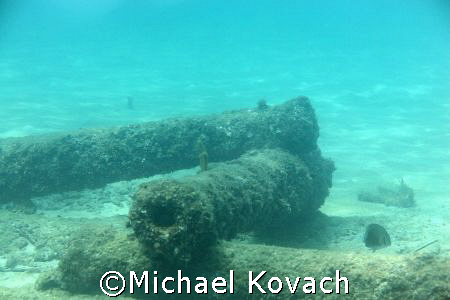 Canon off the beach at Lauderdale by the Sea by Michael Kovach 