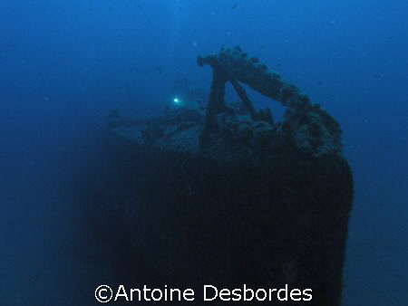 Old submarine wreck RUBIS by Antoine Desbordes 