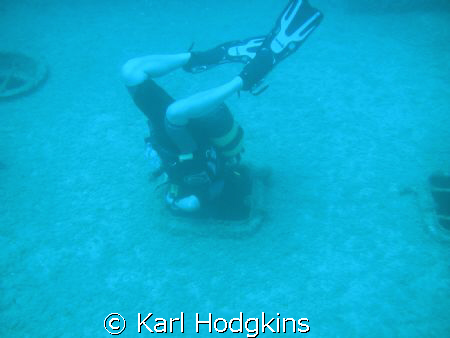 I am goin in.
I must say the diver is actually me my wif... by Karl Hodgkins 