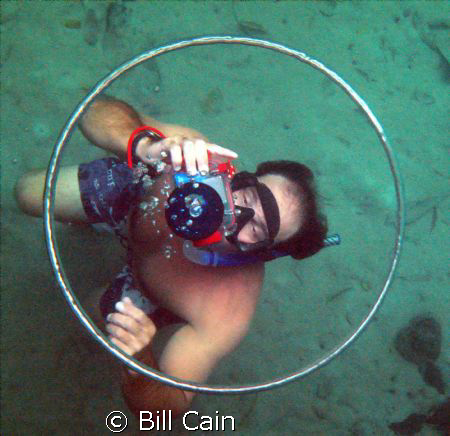 Air ring taken from the surface by Bill Cain 