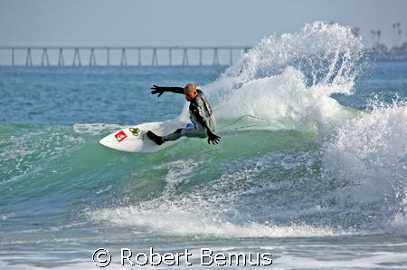 Practice session/8x World Champ Kelly Slater/Rincon/CA by Robert Bemus 