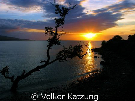 Sunset in East Timor by Volker Katzung 